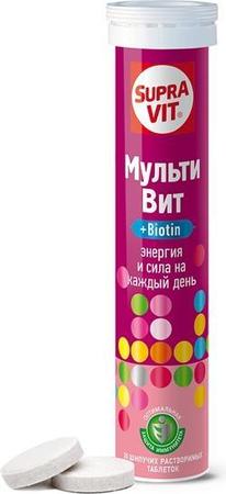 Фото Суправит Мульти Вит, таблетки шипучие, 20 шт.