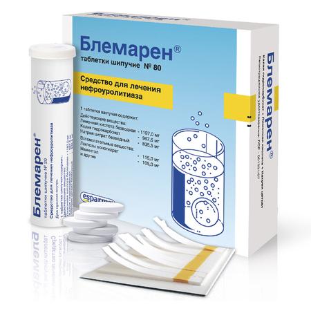 Фото Блемарен, таблетки шипучие, 80 шт.