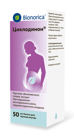 Фото Циклодинон, капли для внутреннего применения 50 мл, 1 шт.