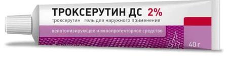 Фото Троксерутин ДС, гель 2%, 40 г