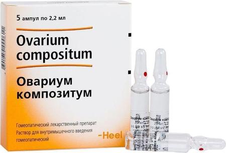 Фото Овариум Композитум, раствор, ампулы 2.2 мл, 5 шт.