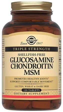 Фото Солгар, Комплекс глюкозамина, хондроитина и МСМ, таблетки, 120 шт.