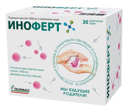 Фото Иноферт, порошок 1000 мг, 30 саше Фото Иноферт, порошок 1000 мг, 30 саше
