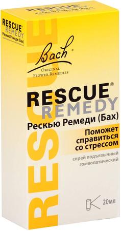 Фото Рескью Ремеди (Бах), спрей подъязычный, 20 мл