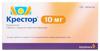 Фото Крестор, таблетки покрыт. плен. об. 10 мг. 126 шт.