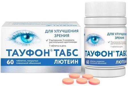 Фото Тауфон Табс Лютеин, таблетки, 60 шт.