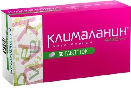 Фото Клималанин, таблетки 400 мг, 60 шт.