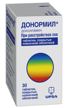 Фото Донормил, таблетки 15 мг, 30 шт.
