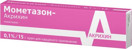 Фото Мометазон-Акрихин, крем 0.1%, 15 г