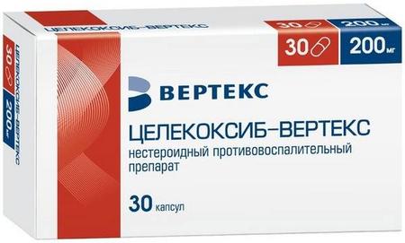 Фото Целекоксиб-Вертекс, капсулы 200 мг, 30 шт.