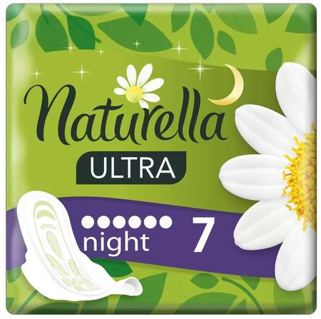 Фото Прокладки Naturella Ultra Night Single (ромашка), 7 шт.