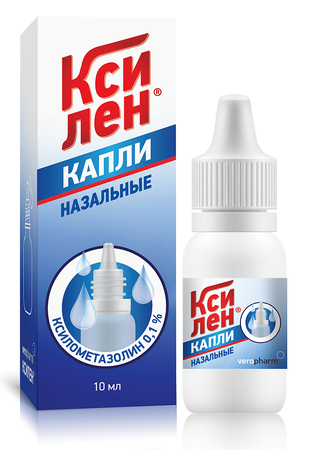 Фото Ксилен, капли назальные 0.1%, 10 мл Фото Ксилен, капли назальные 0.1%, 10 мл