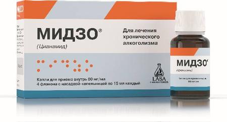 Фото Мидзо, капли 60 мг/мл, флаконы 15 мл, 4 шт.