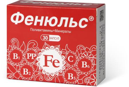 Фото Фенюльс, капсулы, 30 шт.