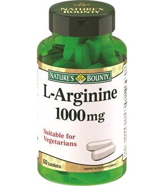 Фото Nature'S Bounty L-Аргинина таблетки 1000 мг, 50 шт.