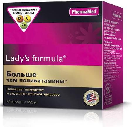 Фото Леди-с формула Больше Чем Поливитамины, капсулы, 60 шт.