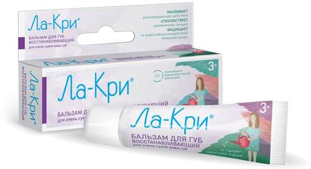 Фото Ла-кри, бальзам восстанавливающий для очень сухой кожи губ, 12 г