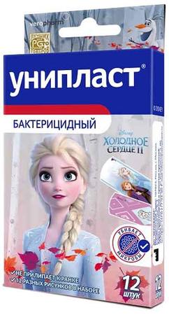 Фото Унипласт, набор лейкопластырей «Холодное сердце», 12 шт.