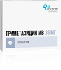 Фото Триметазидин МВ, таблетки пролонг. покрыт. плен. об. 35 мг, 30 шт.