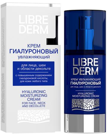 Фото Либридерм, гиалуроновый крем увлажняющий для лица, шеи и декольте, 50 мл