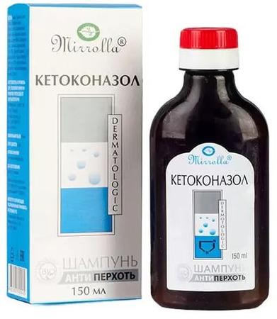 Фото Мирролла, шампунь от перхоти с кетоконазолом 2%, 150 мл
