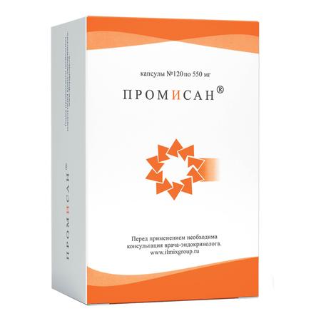 Фото Промисан, капсулы 0.55 г, 120 шт.
