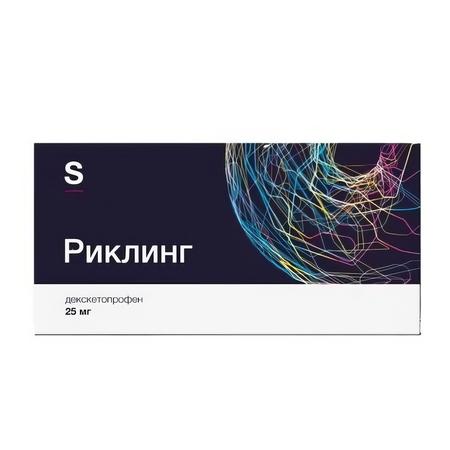 Фото Риклинг таблетки, покрытые пленочной оболочкой 25 мг, 10 шт.