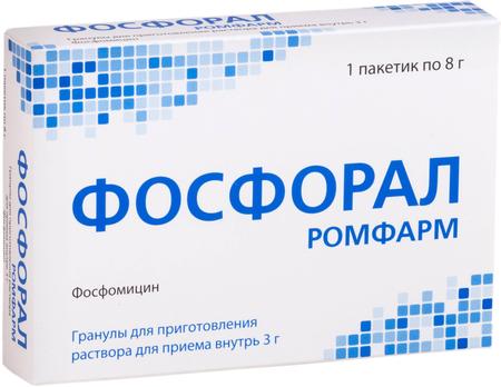 Фото Фосфорал Ромфарм, гранулы, 3 г