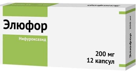 Фото Элюфор, капсулы 200 мг, 12 шт.