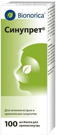 Фото Синупрет, капли для приема внутрь, 100 мл