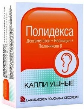 Фото Полидекса, капли ушные, 10.5 мл