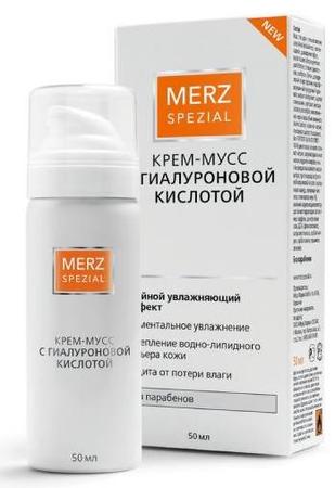 Фото Мерц Специаль, крем-мусс с гиалуроновой кислотой, 50 мл Фото Мерц Специаль, крем-мусс с гиалуроновой кислотой, 50 мл
