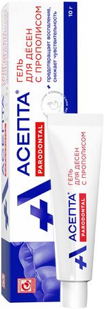 Фото Асепта, гель для десен (прополис), 10 г