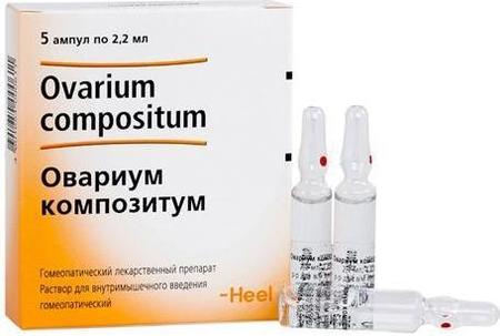 Фото Овариум Композитум, раствор, ампулы 2.2 мл, 5 шт.