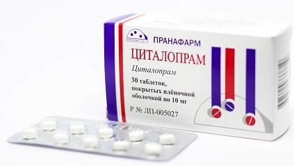 Фото Циталопрам, таблетки покрыт. плен. об. 10 мг, 30 шт.