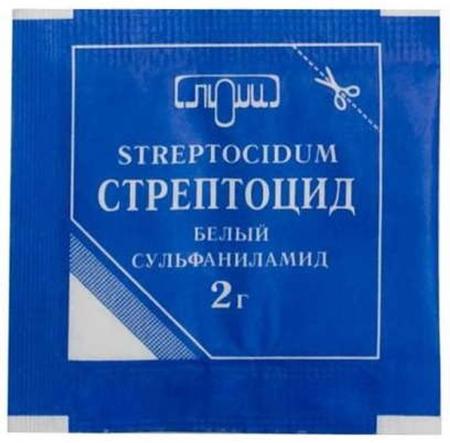 Фото Стрептоцид, порошок (Люми), пакетик 2 г