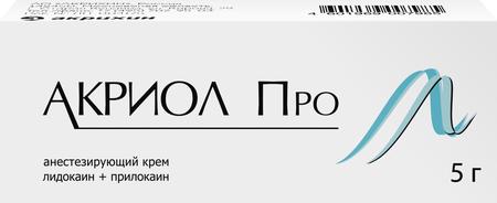 Фото Акриол Про, крем 2.5%+2.5%, 5 г
