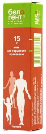 Фото Белогент, мазь 15 г