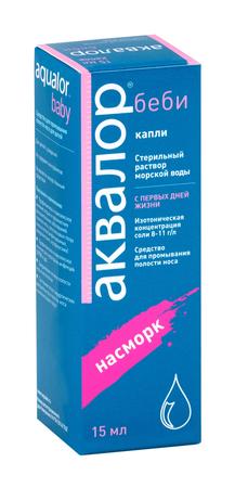 Фото Аквалор Беби, средство для промывания полости носа, 15 мл