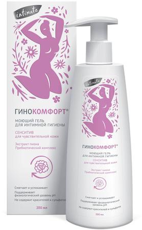 Фото Гинокомфорт Сенситив, моющий гель, 200 мл