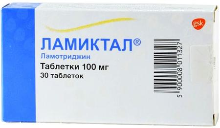 Фото Ламиктал, таблетки 100 мг, 30 шт.