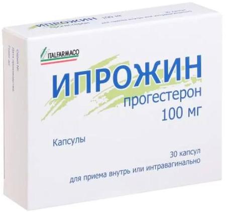 Фото Ипрожин, капсулы 100 мг, 30 шт.