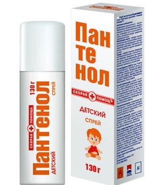 Фото Скорая помощь Пантенол для детей, спрей, 130 г
