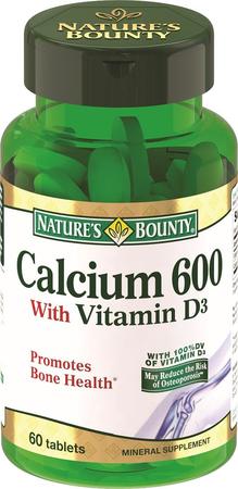 Фото Nature'S Bounty Кальций 600 с витамином D, таблетки, 60 шт.