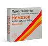 Фото Немозол, таблетки жевательные 400 мг, 1 шт.
