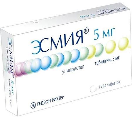 Фото Эсмия, таблетки 5 мг, 28 шт.