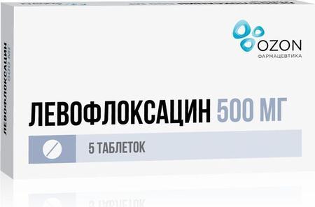 Фото Левофлоксацин, таблетки покрыт. плен. об. 500 мг, 5 шт. Фото Левофлоксацин, таблетки покрыт. плен. об. 500 мг, 5 шт.