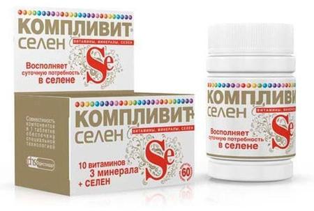 Фото Компливит Селен, таблетки, 60 шт.