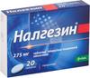 Фото Налгезин, таблетки покрыт. плен. об. 275 мг, 20 шт.