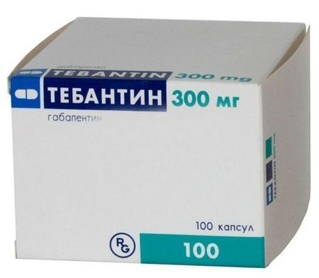 Фото Тебантин, капсулы 300 мг. 100 шт.